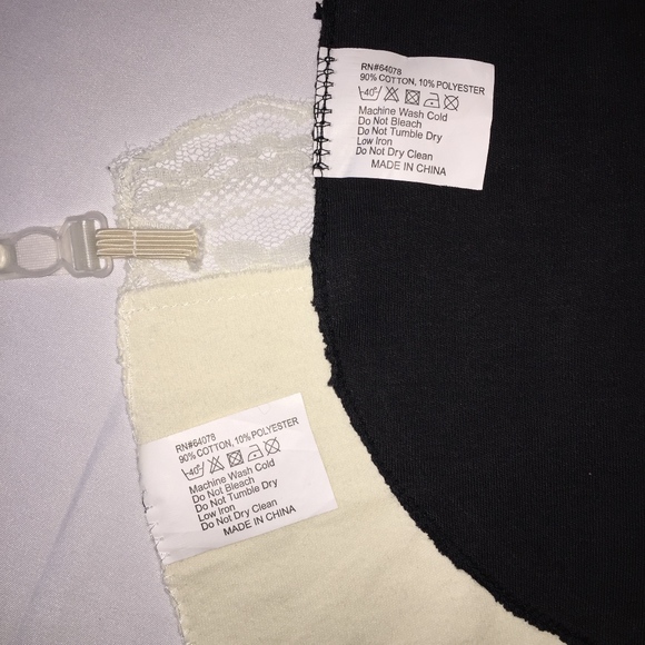 Clip-on Stylish Mock Lace Trim Camisole 2 Colors - Picture 6 of 7